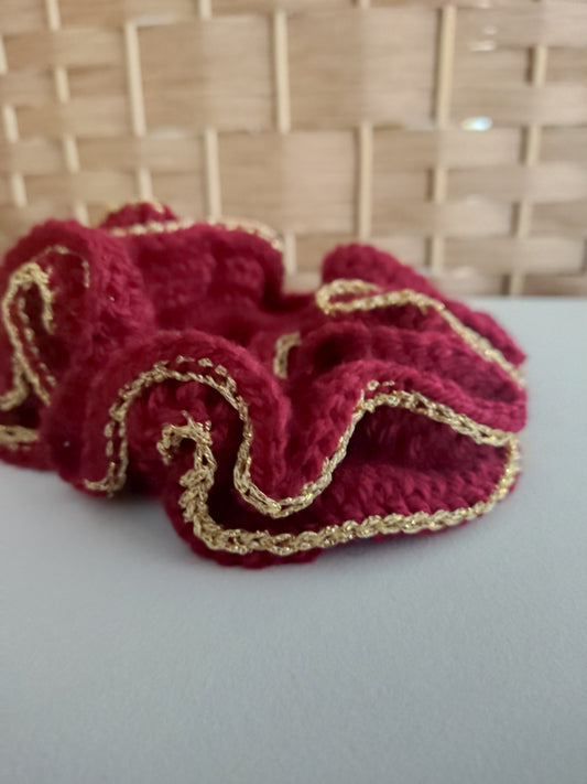 Chouchou crochet personnalisable. Piece unique